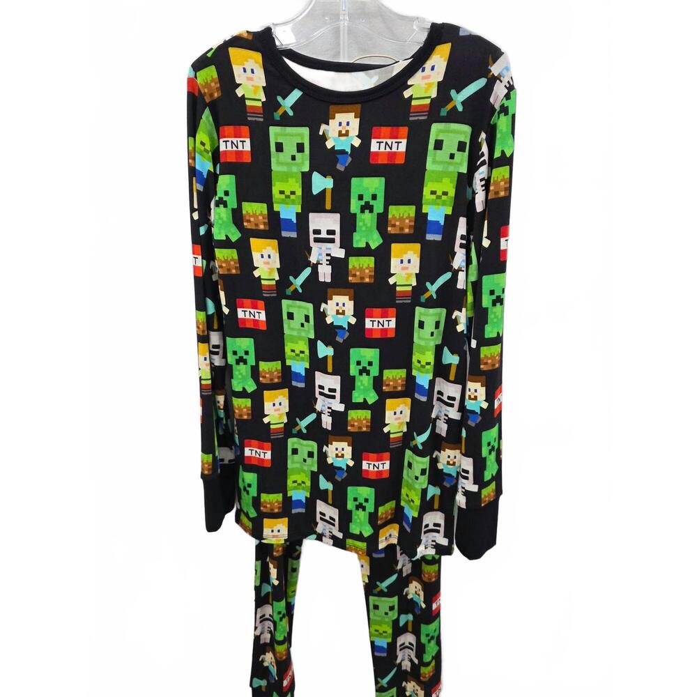 NEW CHARLIES PROJECT boy's it's mine bamboo loungewear set in black